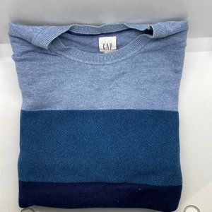 Gap Men Colorblock Sweater (blue) Medium